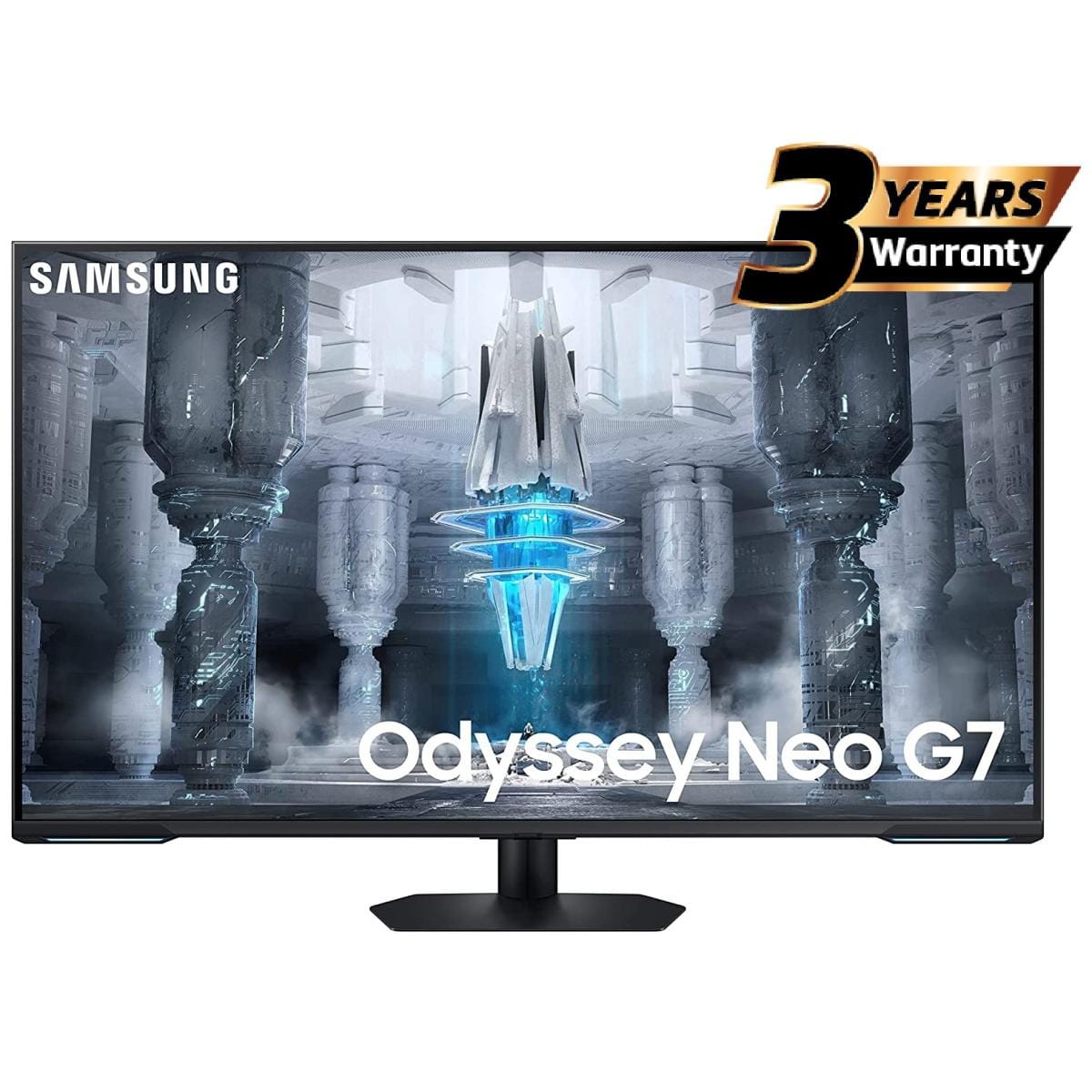 SAMSUNG Computer Monitors Samsung Odyssey Neo G7 43" (CG700) Smart Tizen 4K UHD Flat HDMI 2.1 Monitor, VA Quantum Matrix Mini-Led, 144Hz, 1ms, HDR10+,10Bit, 95% DCI Coverage, FreeSync w/ Core Sync & Speakers