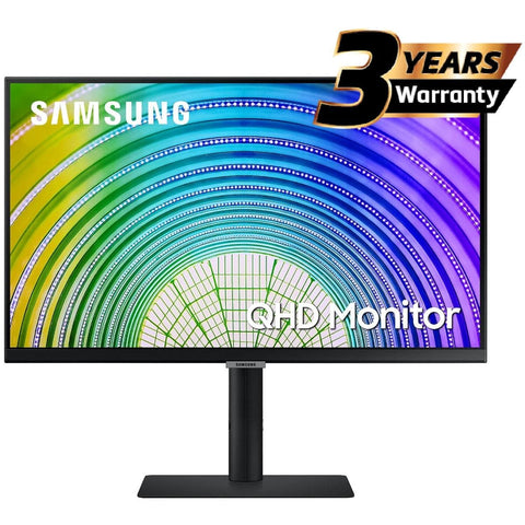 SAMSUNG Computer Monitors Samsung S6 (A600) 27" 2K QHD IPS Flat Business Monitor, 75HZ, 5MS,10 Bit, HDR10, 99% SRGB, FreeSync w/ Ultrathin Bezel Display & Adjustable Stand