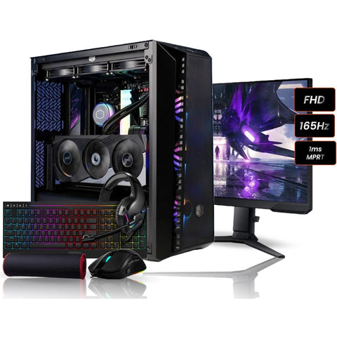 Best Buy For Online Shopping Desktop Computers INTEL CORE i7 12700 // RTX 4060 8GB // 16GB RAM DDR4 // FHD@165Hz Gaming Monitor // Gaming Accessories - Full PC