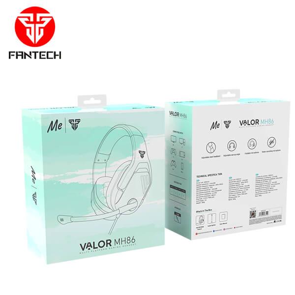 FANTECH GAMING HEADSET Fantech VALOR MH86 Mint Edition Multi-Platform Gaming Headset