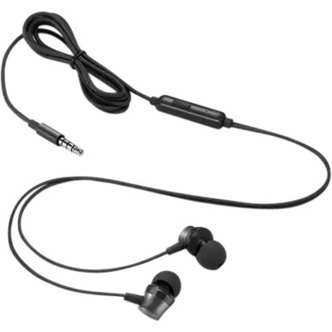 LENOVO headphone Lenovo Analog In-Ear Headphone Gen II Wired Stereo Mini-Phone (3.5mm) w/ Mic , Windows, Mac, Android - Black 4XD1J77352