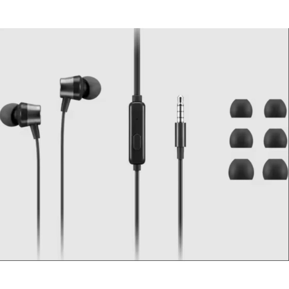 LENOVO headphone Lenovo Analog In-Ear Headphone Gen II Wired Stereo Mini-Phone (3.5mm) w/ Mic , Windows, Mac, Android - Black 4XD1J77352
