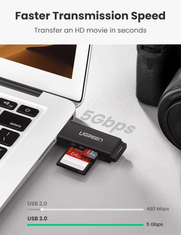 UGREEN HUB UGREEN CM104 USB 3.0 Card Reader For TF/SD Card