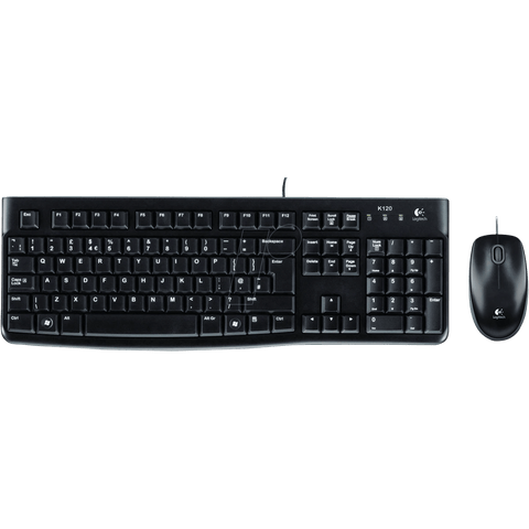FANTECH Keyboard Logitech MK120 Desktop Wire Kit (Keyboard and Mouse ) wireless USB