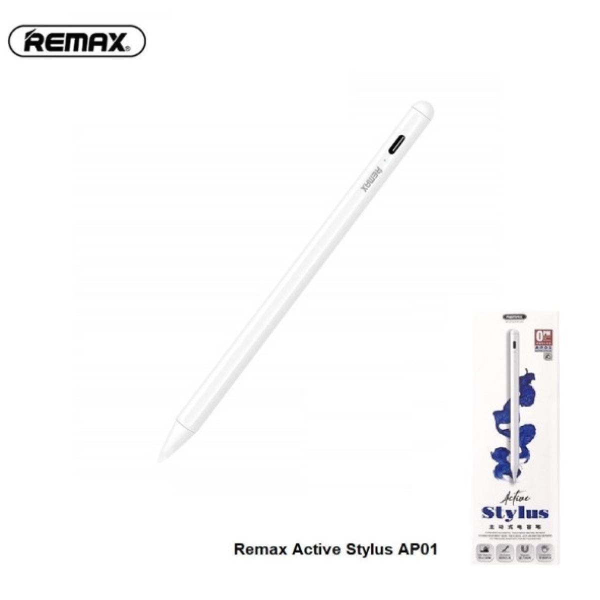 Best Buy For Online Shopping PEN REMAX AP01 Wireless Active Stylus Pen For iPad -White