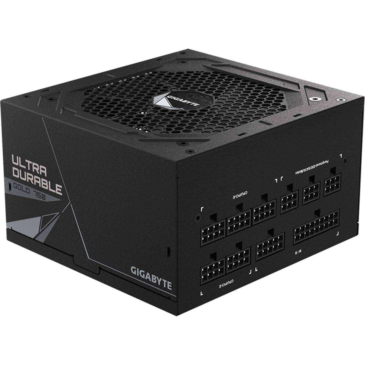 GIGABYTE POWER SUPPLY GIGABYTE UD750GM 750W 80 PLUS GOLD Full Modular Japanese Capacitors Ultra Durable Compact ATX Design Power Supply