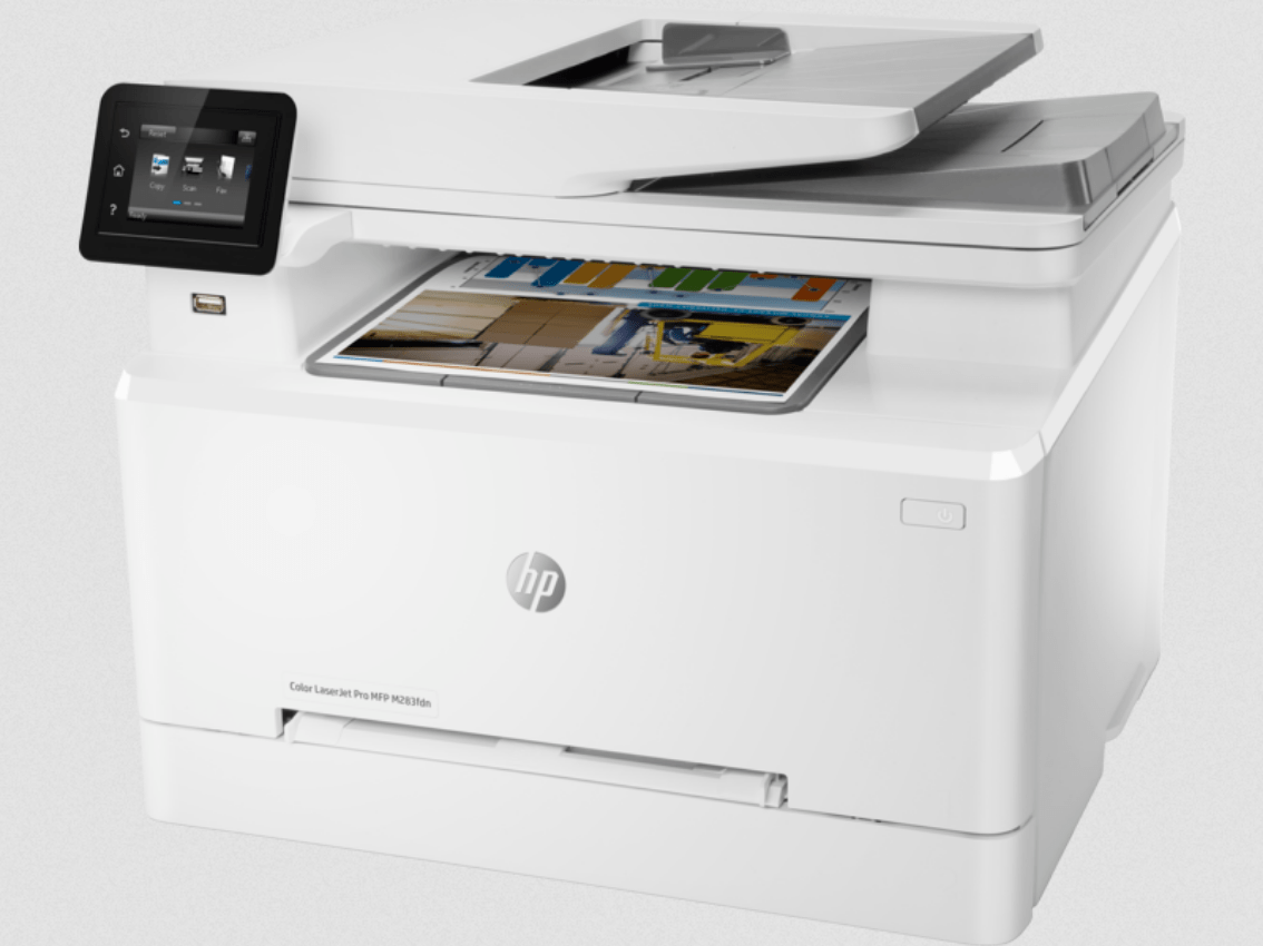 HP Printers HP Color LaserJet Pro MFP M283fdn all in one - network -fax -printer