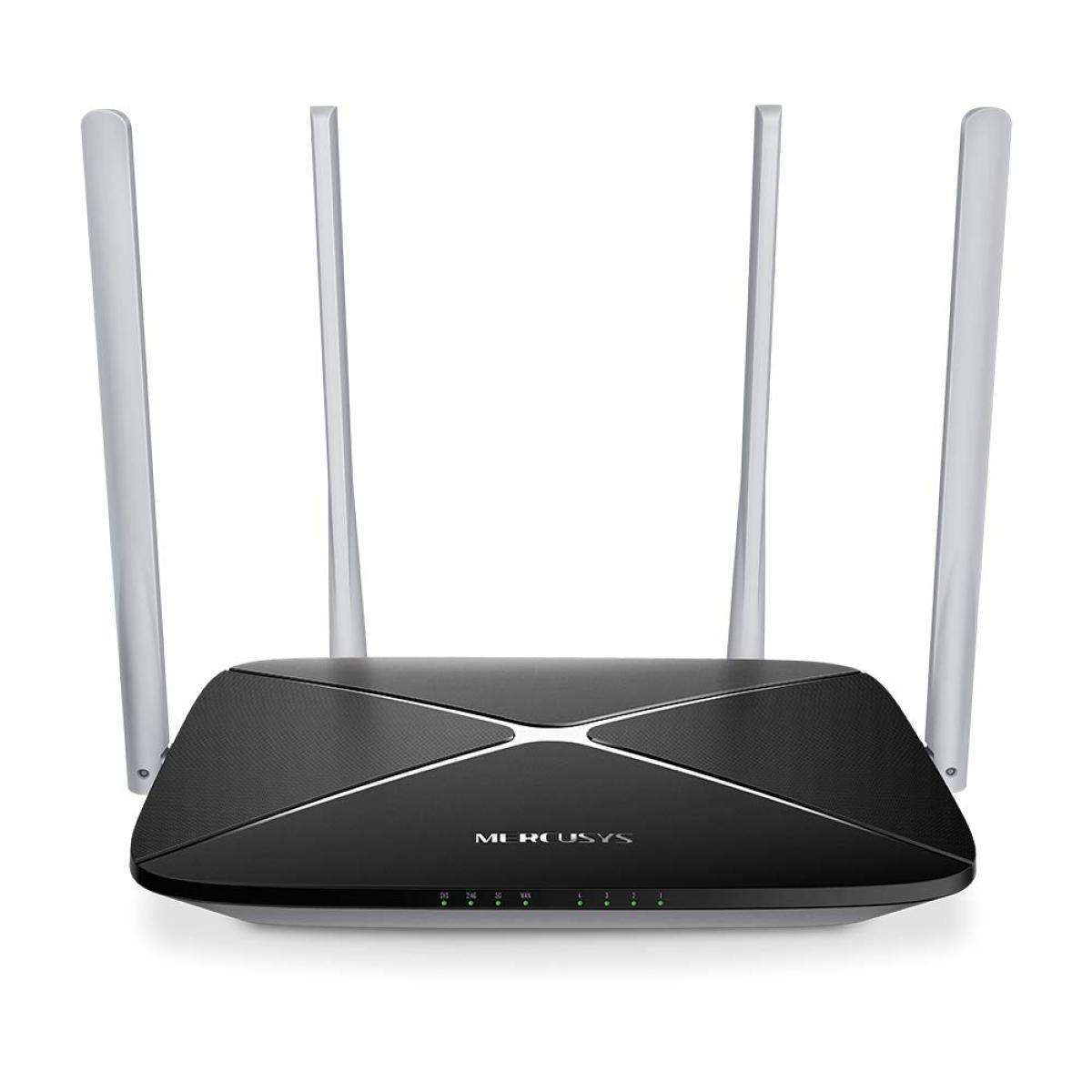 MERCUSYS Routers Mercusys AC12G AC1200 Wireless Dual Band Router 1200Mbps Wi-Fi Router with 4 x 5dBi Directional Antennas