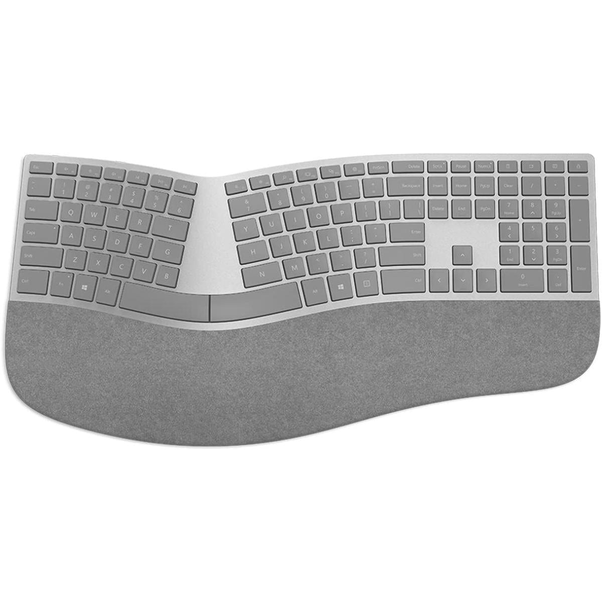 Microsoft Surface surface Microsoft Surface Ergonomic Keyboard Bluetooth Gray