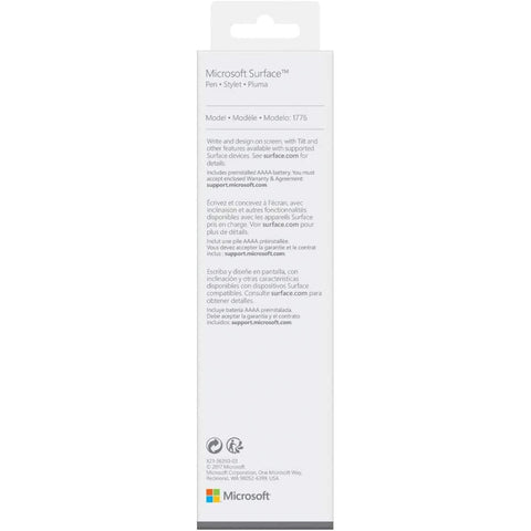 Microsoft Surface surface Microsoft Surface Pen stylus - Bluetooth 4.0 - platinum + Black