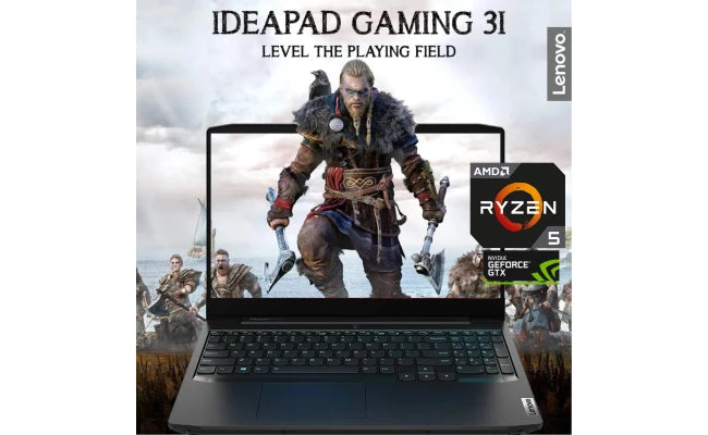 Lenovo IdeaPad Gaming 3 (2023) NEW 5Gen Ryzen 5 5600H 6-Cores w/ Nvidia GTX 1650 4GB DDR6 & 120Hz IPS Display - Shadow Black