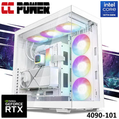 CC Power 4090-101 Gaming PC 14Gen Intel Core i9 K-Series 24-Cores w/ Nvidia RTX 4090 24GB & Liquid Cooler