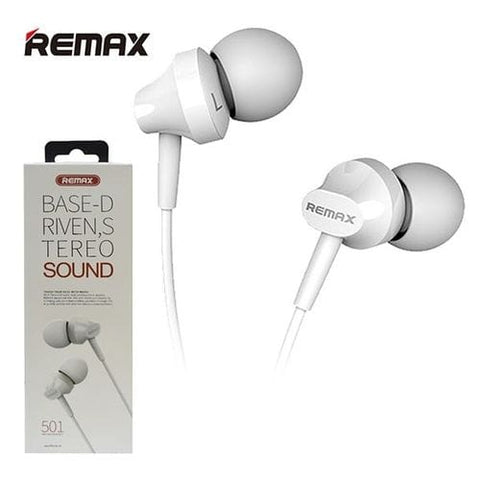 REMAX AirPods Remax RM-501 High Performance Wired In Ear Earphone Stereo with Mic, 3.5mm Jack