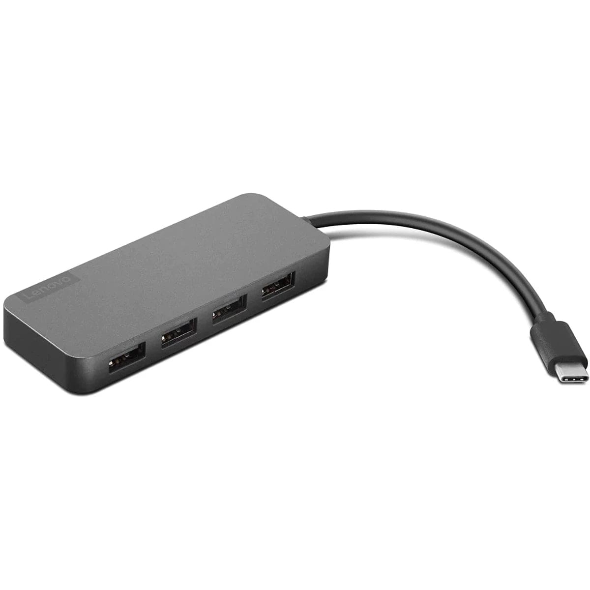 LENOVO CABLES Lenovo USB-C to 4 Port USB-A Hub - Gray 4X90X21427