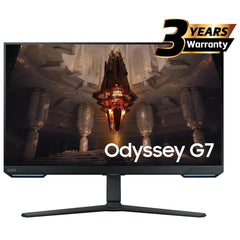 SAMSUNG Computer Monitors Samsung Odyssey G7 Smart Tizen (BG702) 32" RGB Flat Monitor IPS 4K UHD 144Hz 1ms(GTG), 10Bit, HDR10+, 90% DCI Coverage, HDMI 2.1, G-Sync Compatible w/ Ergonomic Stand & Speakers