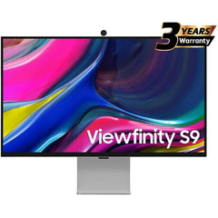 SAMSUNG Computer Monitors Samsung ViewFinity S9 (S90PC) Smart 27" 5K Flat Matte Monitor For Win & Mac, IPS, 218 PPI, 60Hz, 5ms(GTG), HDR, 100% sRGB, 99% DCI Coverage Color w/ 4K SlimFit camera, Metal Slim Design, Ergonomics & Adaptive Sound+ Speakers (Light Gray)