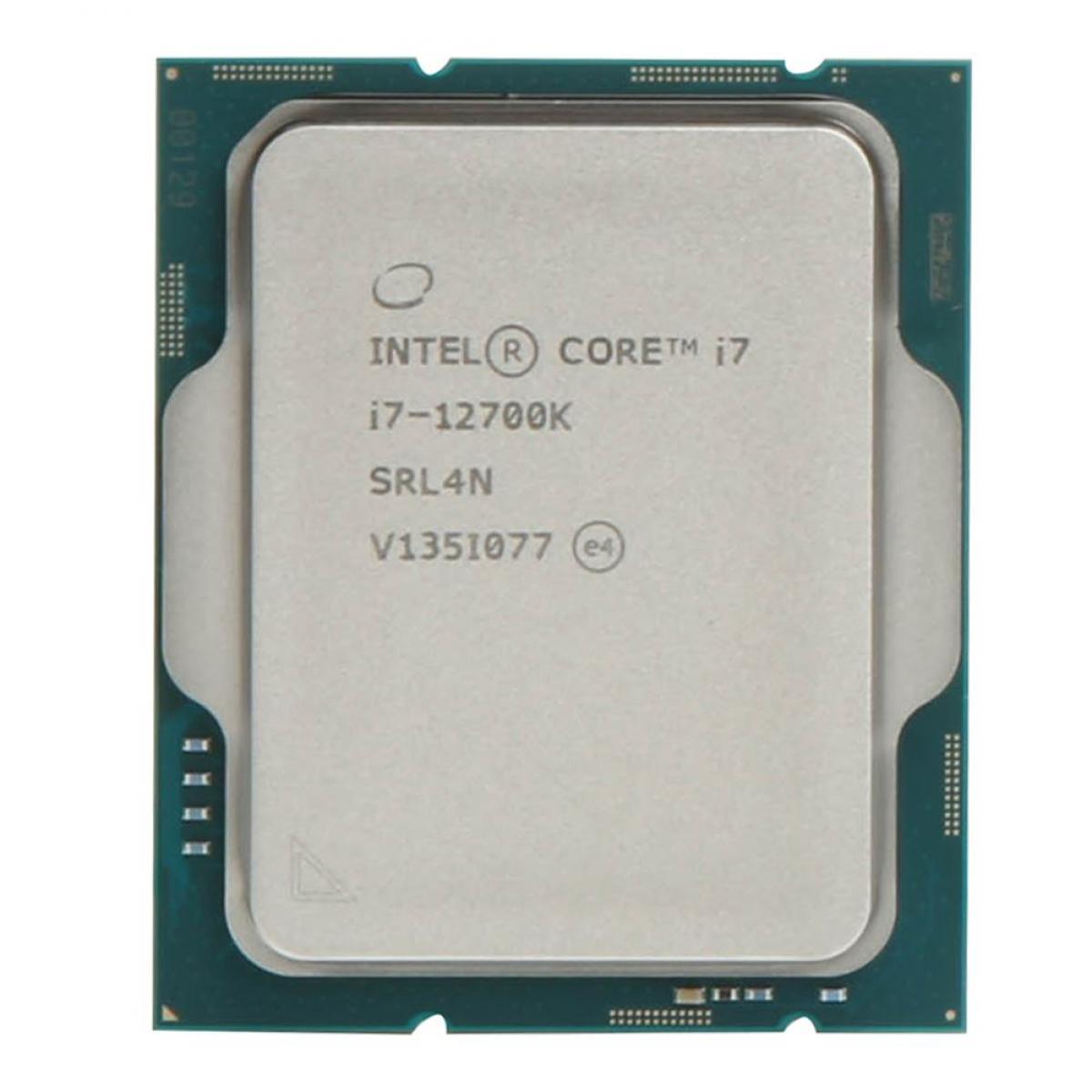 INTEL Computer Processors Intel Core i7-12700K 12TH Gen Processor LGA1700, 12 Cores (8P+4E) , 20 Threads Up To 5.0 GHz-Unlocked