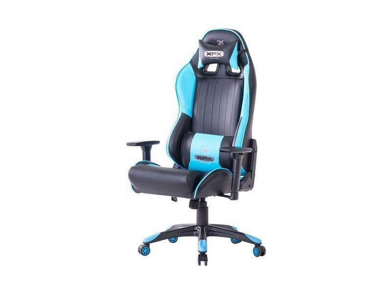 XFX Gaming Chairs XFX GTR400, Faux Leather Gaming Chair - Blue