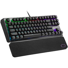COOLER MASTER GAMING KEYBOARD Cooler Master CK530 V2 Tenkeyless Gaming Mechanical Keyboard Brown Switch On-The-Fly Controls, and Aluminum Top Plate