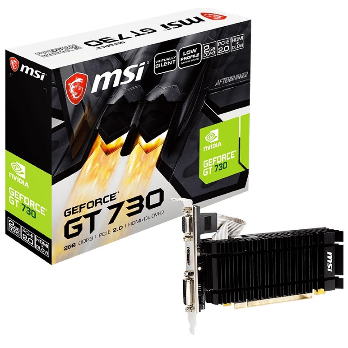 MSI GPU MSI GeForce GT 730 2GB DDR3 - Graphics Card