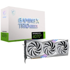 MSI GPU MSI GeForce RTX 4070Ti GAMING X TRIO White 12GB GDDR6X