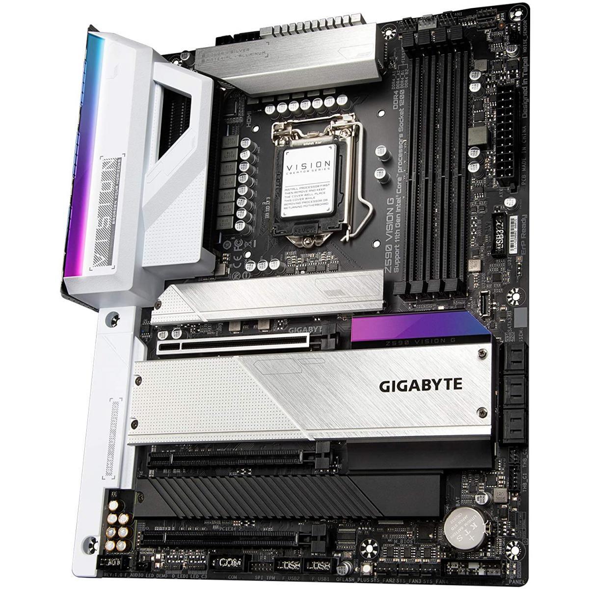 GIGABYTE MOTHERBOARD GIGABYTE Motherboard Z590 Vision G LGA 1200/ATX/3x M.2/PCIe 4.0/USB 3.2 Gen2X2 Type-C/2.5GbE LAN
