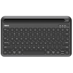 abkoncore OFFICE KEYBOARD ABKONCORE TOS250 Multi-Device OS RGB BackLighting Wireless BlueTooth 5.1 Connectivity W/Type-C Charging Port-Slim 78Keys Compact KeyBoard