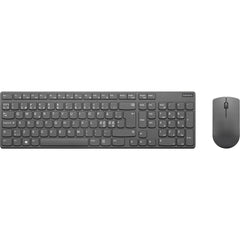 LENOVO OFFICE KEYBOARD Lenovo Professional Ultraslim Wireless Combo Chargeable Keyboard & 2 AAA Batteries For Mouse Arabic / English Layout