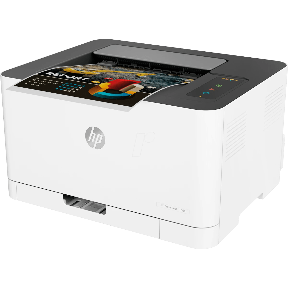 HP Printers HP Color Laser 150a A4 Color Laser Printer For Home & Office up to 18 black /4 Color PPM USB Interface - White