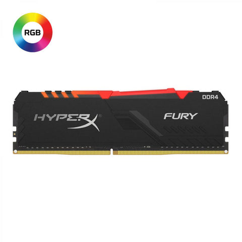 HYPERX RAM HYPER-X Fury 8GB RGB DDR4 3733MHz Black Desktop Memory