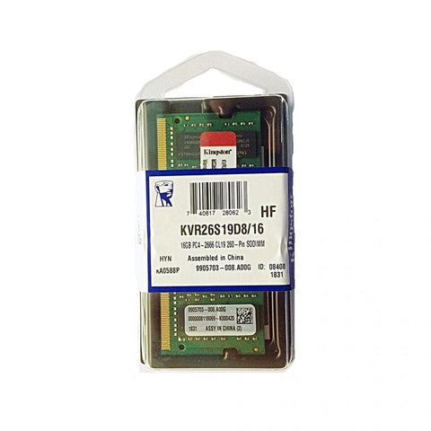 KINGSTON RAM Kingston 16GB DDR4-2666Mhz SODIMM Notebook Memory