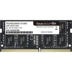 TEAMGROUP RAM TeamGroup elite so-dimm single 8gb 2666mhz cl19 ddr4 laptop memory