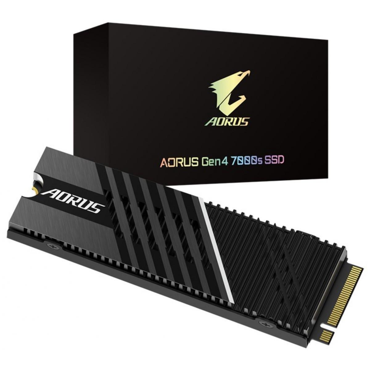 GIGABYTE Solid State Drive GIGABYTE AORUS M.2 NVMe Gen4 SSD  2TB UP TO 7000 MB/s