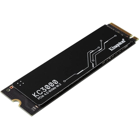 KINGSTON Solid State Drive Kingston KC3000 1TB PCIe 4.0 NVMe M.2 SSD-Sequential Read/Write (7000/6000 MB/s)