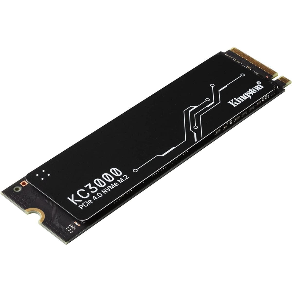 KINGSTON Solid State Drive Kingston KC3000 512GB PCIe 4.0 NVMe M.2 SSD-Sequential Read/Write (7000/3900 MB/s)